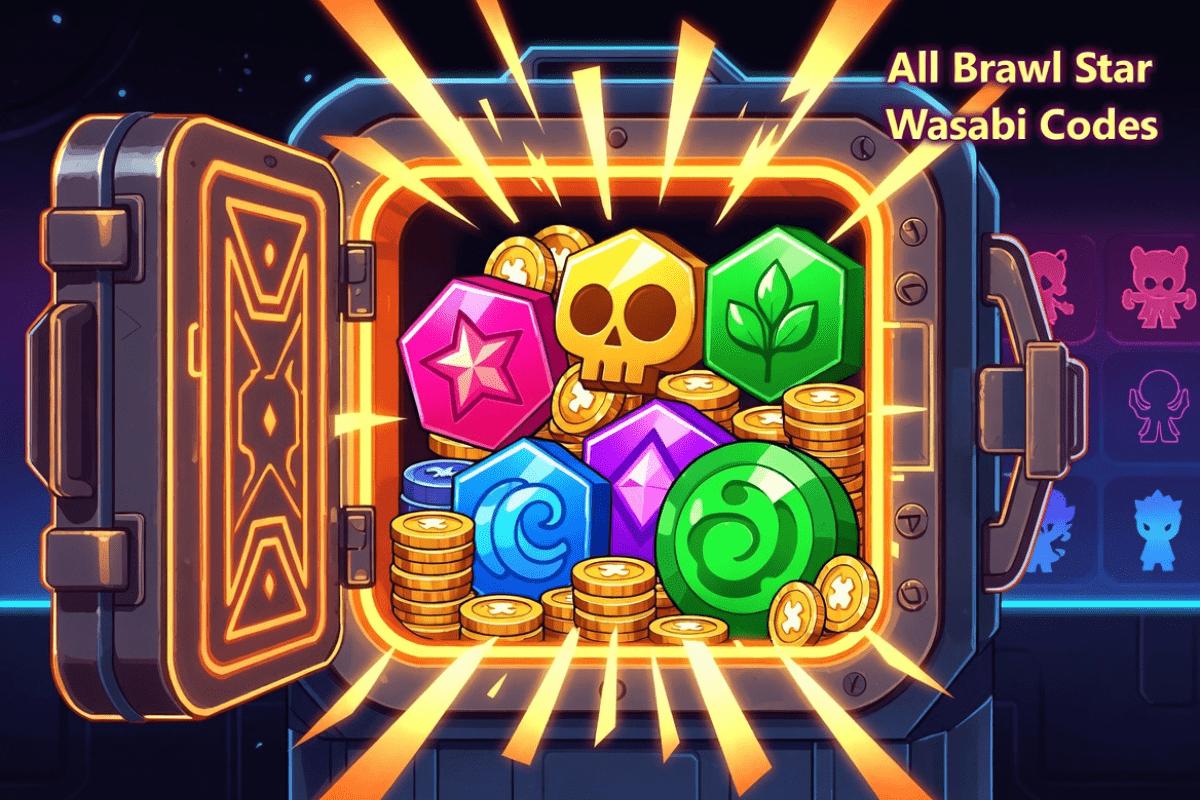 all brawl star wasabi codes