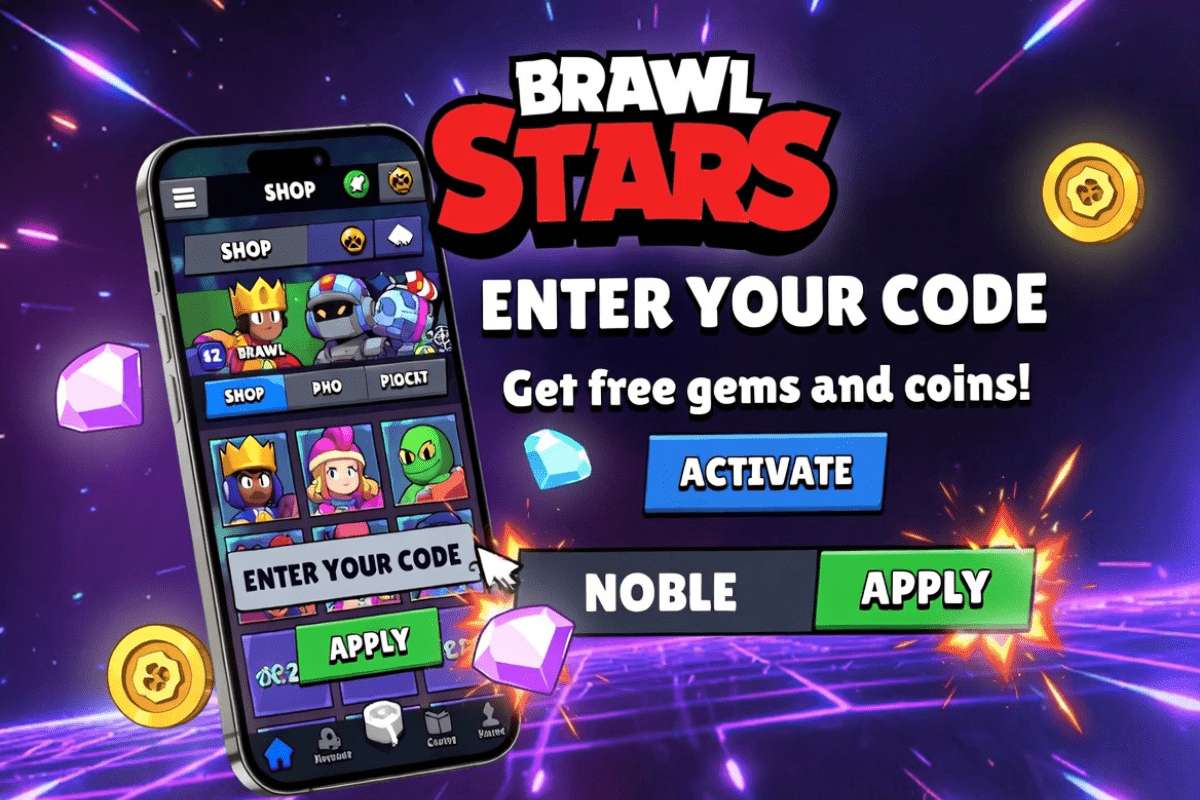brawl stars codes for gems